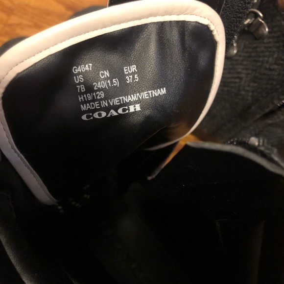 Coach Lorren Bootie new -no box - Picture 4 of 4